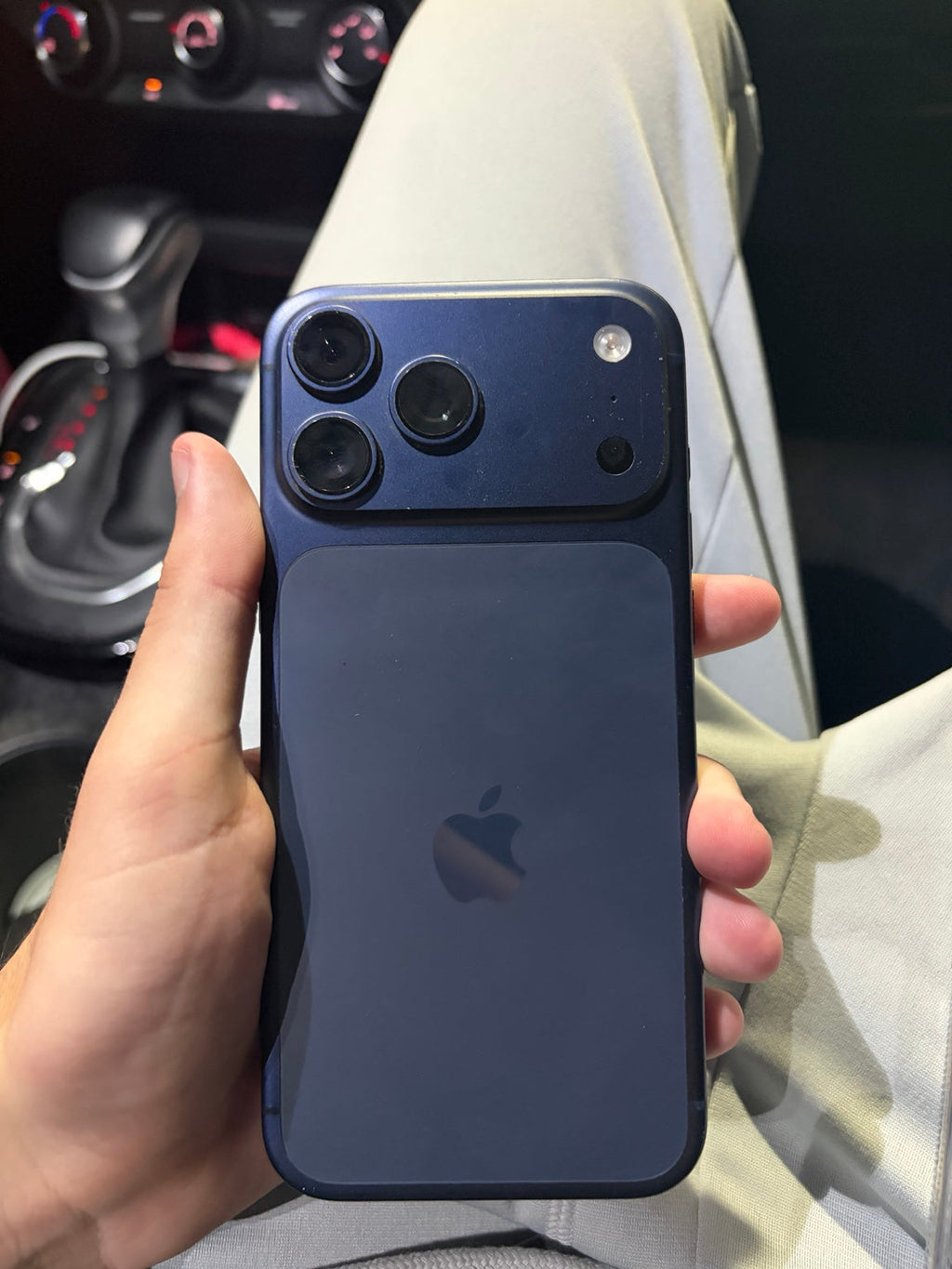 iPhone 17 Pro Max 256GB Deep Blue rear view