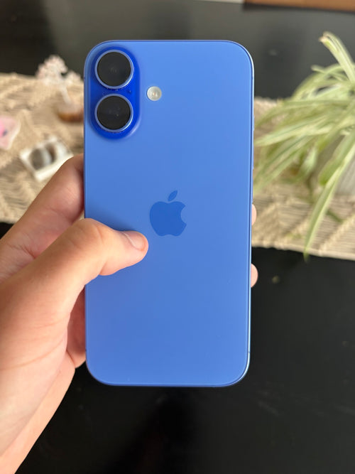 iPhone 16 512GB Blue rear view