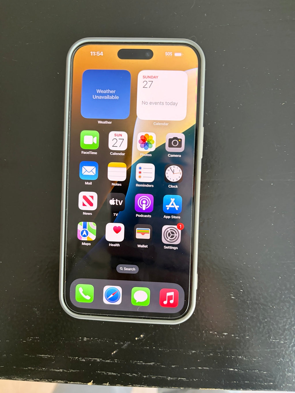 iPhone 15 Pro Max 256GB Natural Titanium front view